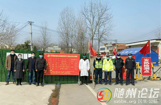 淮河鎮(zhèn)黨員先鋒隊(duì)值守卡口.png